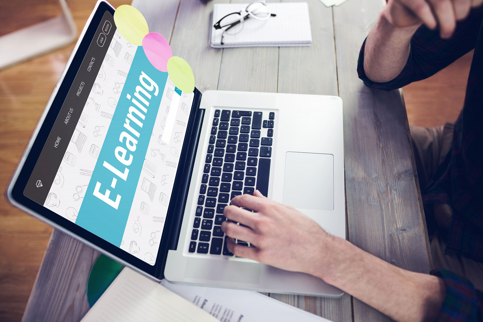 электронный тест дизайн elearning. Moodle картинки для презентации.